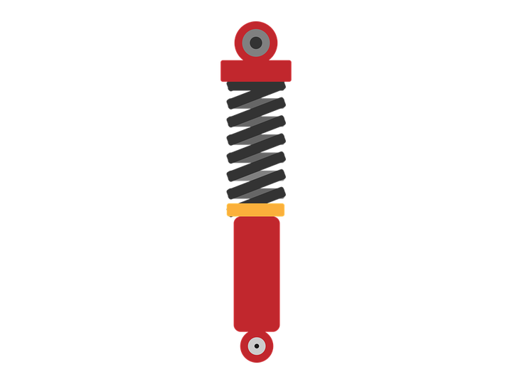 Car suspension spring and shock absorber inspection