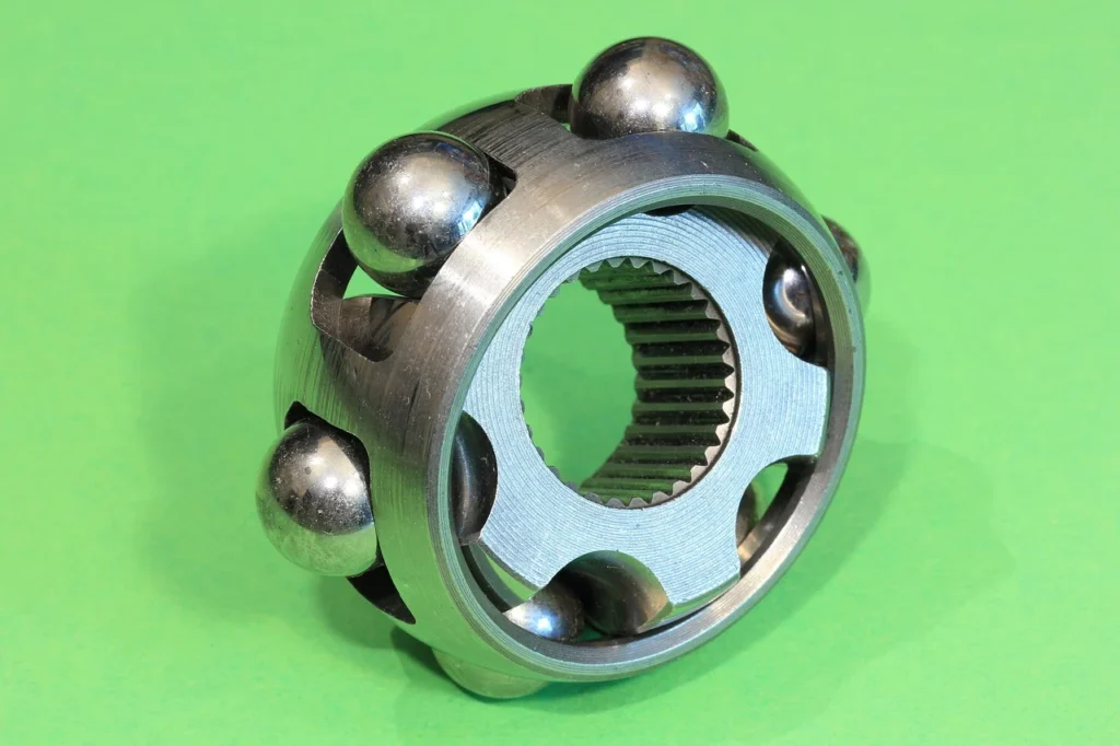 CV joint replacement on a car