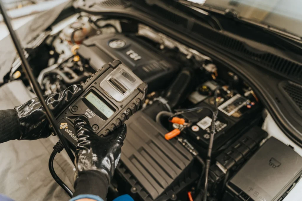 Electric vehicle MOT test