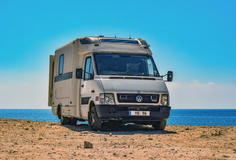 SSK Mechanics van parked while a technician services a car at home
