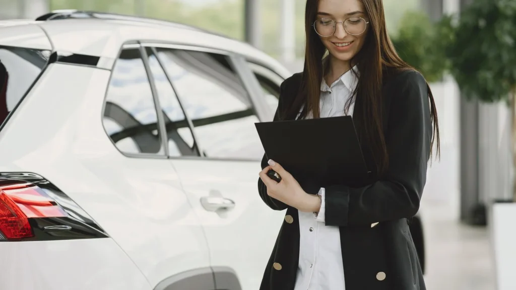 Vehicle paperwork check before an end-of-life car handover